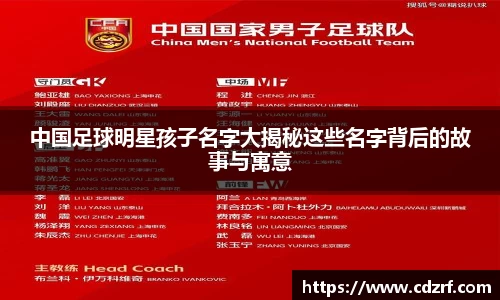 中国足球明星孩子名字大揭秘这些名字背后的故事与寓意